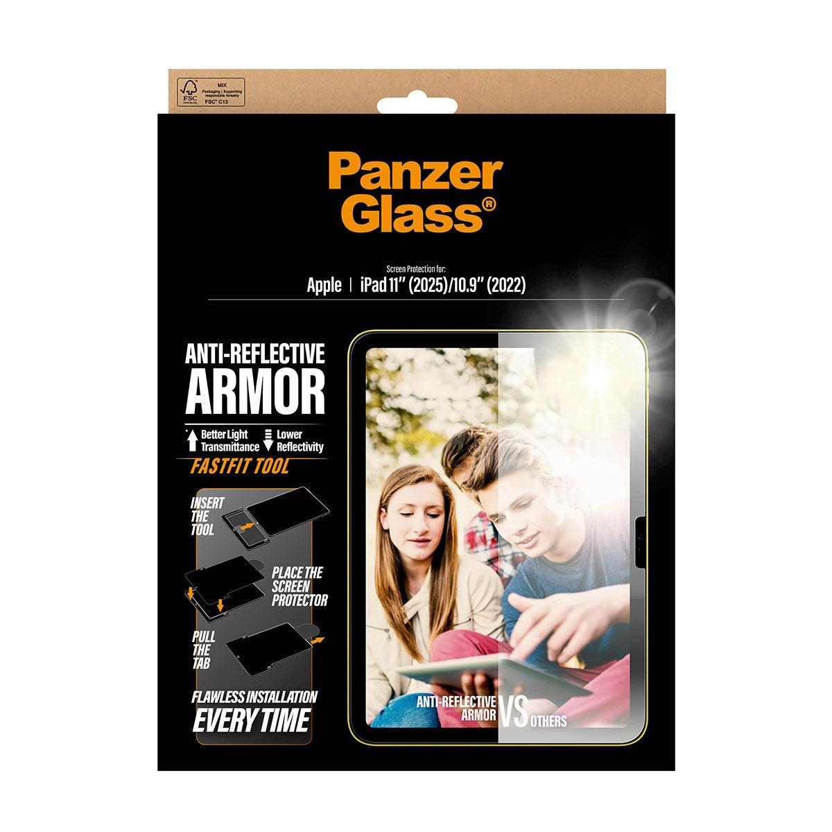 PanzerGlass® Anti-Reflective Armor Screen Protector iPad 11
